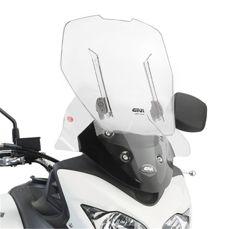 SUZUKI DL 650 V-Strom L2-L3-L4-L5-L6 (11 16) CÚPULA GIVI TRANSPARENTE AIRFLOW SUZUKI DL 650 V-Strom L2-L3-L4-L5-L6 (11 16) CÚPULA GIVI TRANSPARENTE AIRFLOW